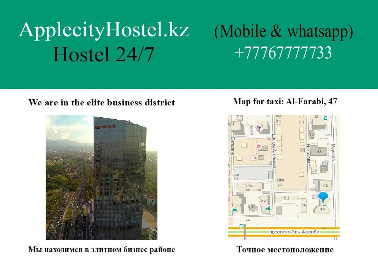 Apple City Hostel Almatî Exterior foto
